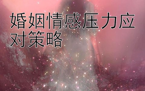 婚姻情感压力应对策略