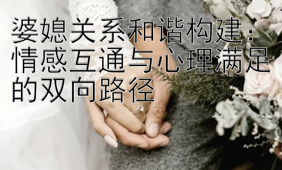 婆媳关系和谐构建：情感互通与心理满足的双向路径