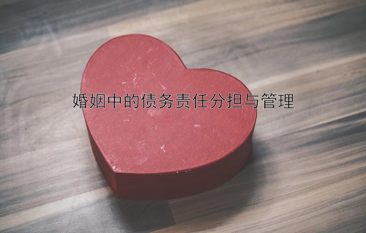 婚姻中的债务责任分担与管理